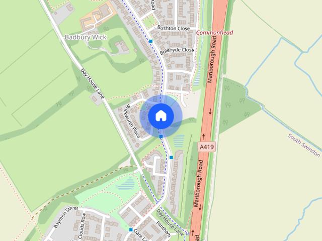 House for rent in Badbury, Swindon