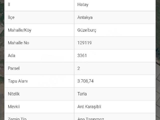 Hatay, Antakya içerisinde satılık Arsa