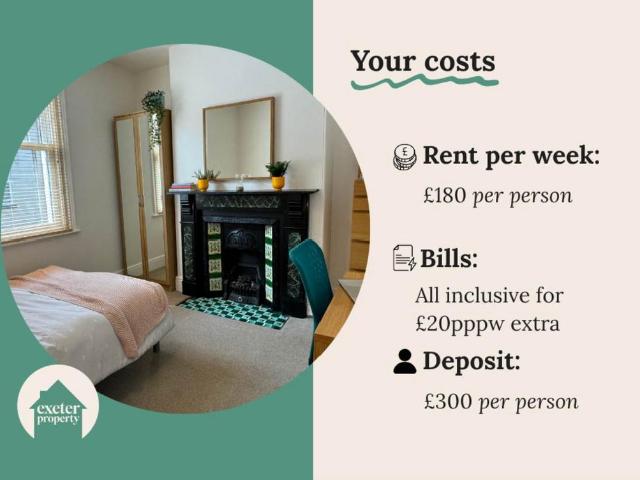 House for rent in Newtown, Exeter