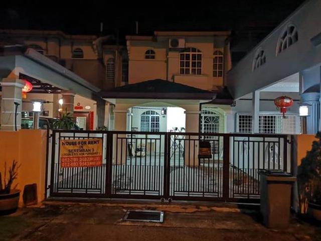 Terraced House for rent in Rasah, Seremban