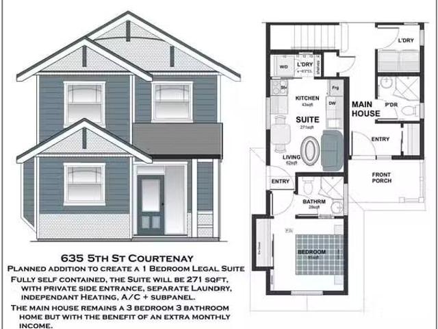 House for sale in Courtenay, British Columbia