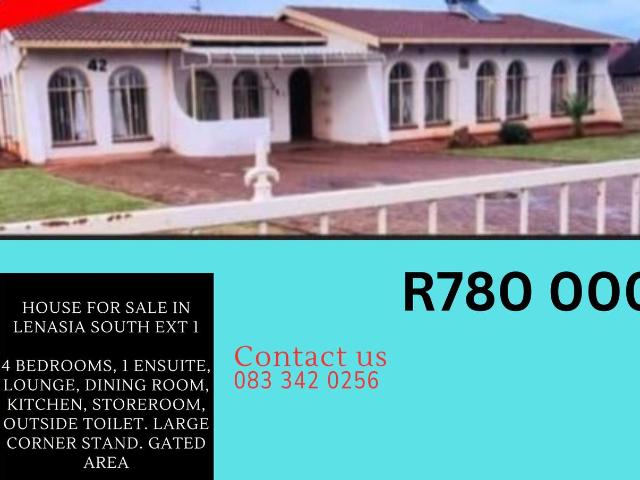 House for sale in Lenasia