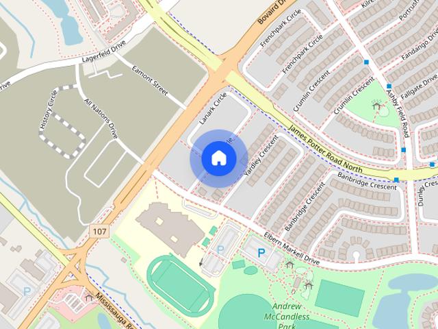 House for rent in Brampton, Golden Horseshoe