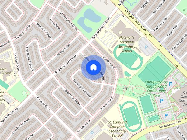 House for rent in Brampton, Golden Horseshoe