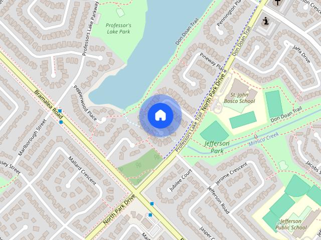 House for rent in Brampton, Golden Horseshoe