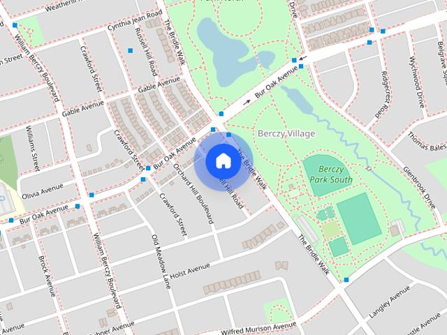 House for rent in Berczy Village, Markham