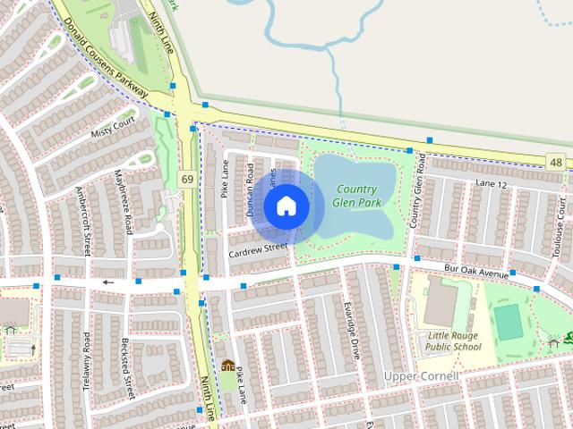 House for rent in Upper Cornell, Markham