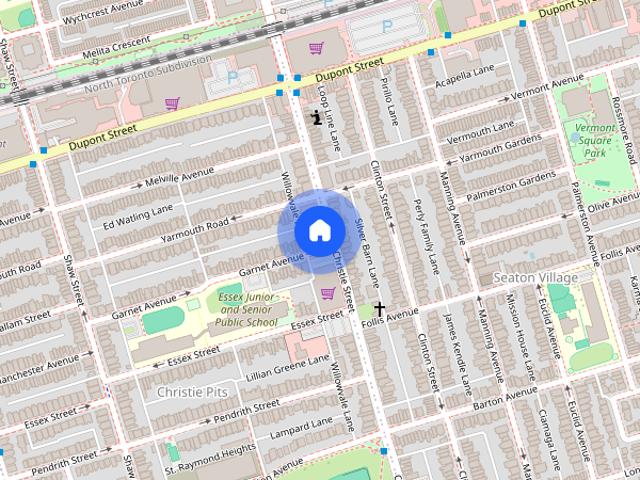 House for rent in University—Rosedale, Toronto