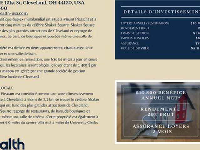 House for sale in Cleveland, Ohio