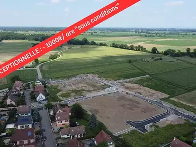 Terrain vente à Houssen, Collectivité européenne d'Alsace