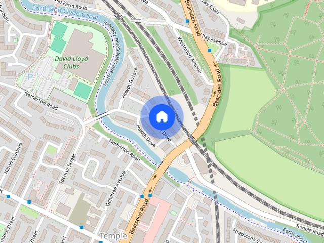 Apartment for rent in Temple, Glasgow
