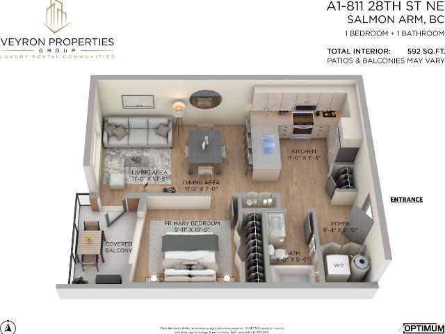 Apartment for rent in Salmon Arm, British Columbia