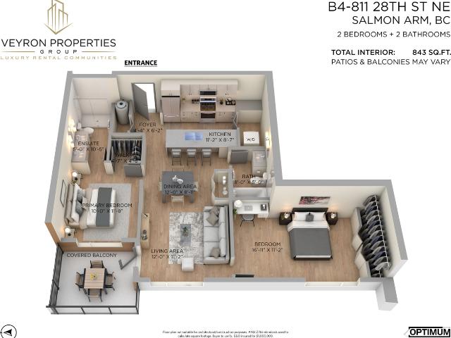Apartment for rent in Salmon Arm, British Columbia