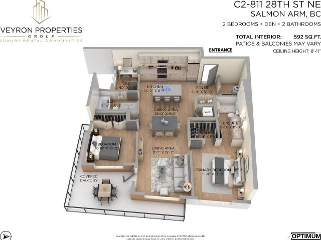 Apartment for rent in Salmon Arm, British Columbia