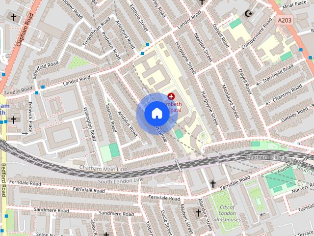 Apartment for rent in Stockwell Park, Greater London