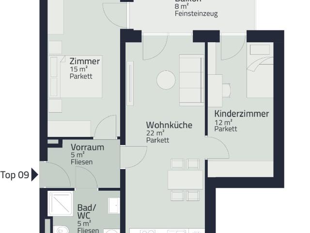 Apartment mieten in Katastralgemeinde Straßgang, Graz