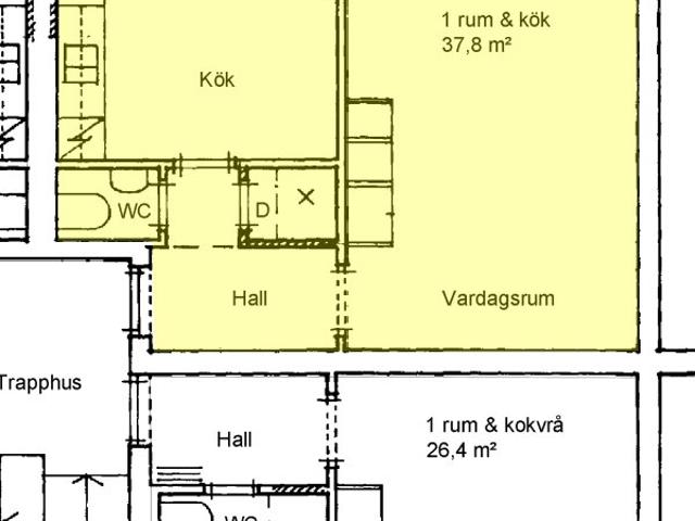 Lägenhet hyra i Hudiksvall, Gävleborg
