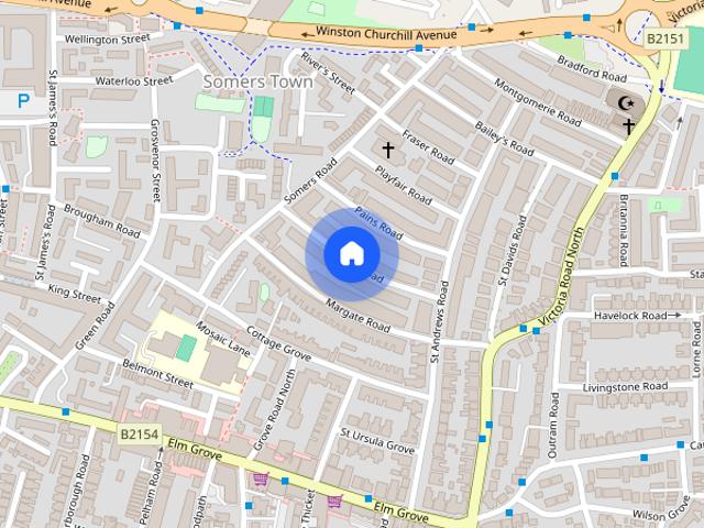 House for rent in Somers Town, City Of Portsmouth