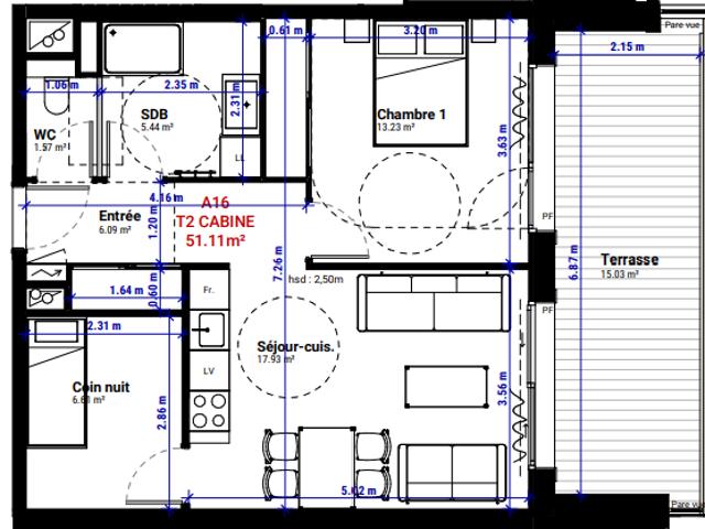Appartement vente à Grenoble, Huez