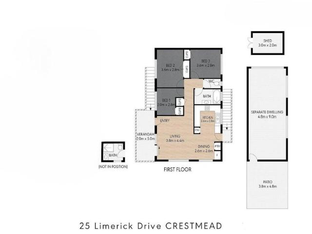 House for rent in Crestmead, Greater Brisbane