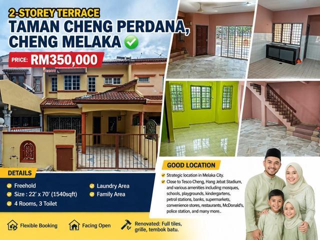 Terraced House for sale in Cheng, Malaka