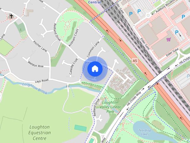 House for rent in Loughton, Milton Keynes
