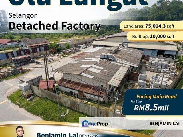 Warehouse for sale in Kajang, Langat