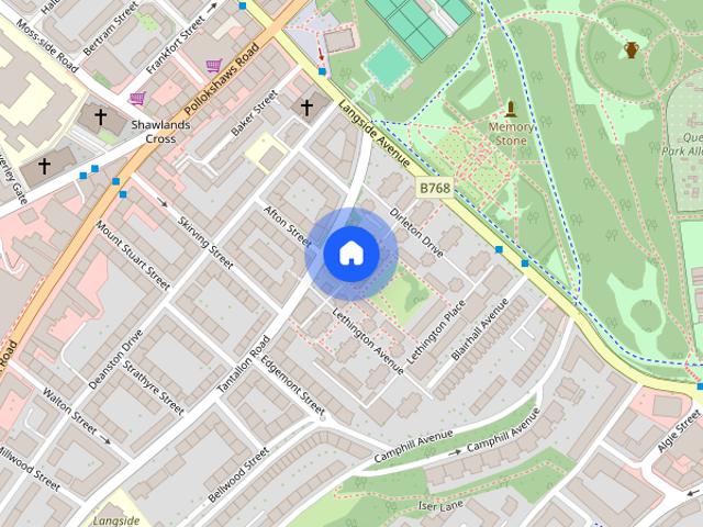 Apartment for rent in Shawmoss, Langside