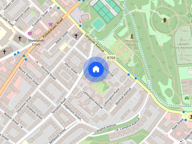 Apartment for rent in Shawmoss, Langside