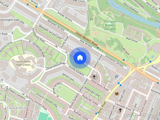 Apartment for rent in North Kelvinside, Dowanhill