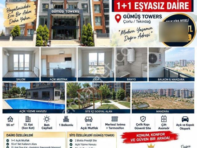 Hürriyet Mahallesi, Çorlu içerisinde kiralık mülk