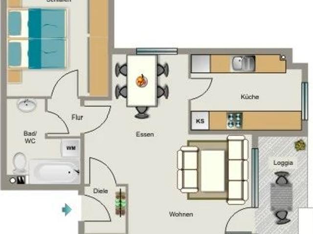 Apartment mieten in Hochlarmark, Recklinghausen