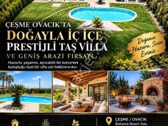 Musalla Mahallesi, Çeşme içerisinde kiralık Villa