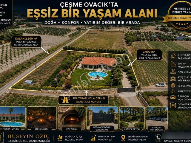 Musalla Mahallesi, Çeşme içerisinde satılık Villa