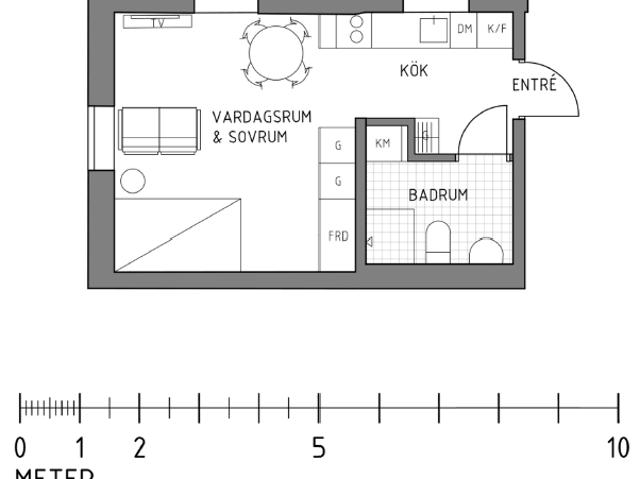 Lägenhet hyra i Slottsjorden, Halmstad