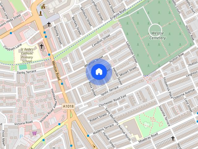 Apartment for rent in Westoe, South Shields