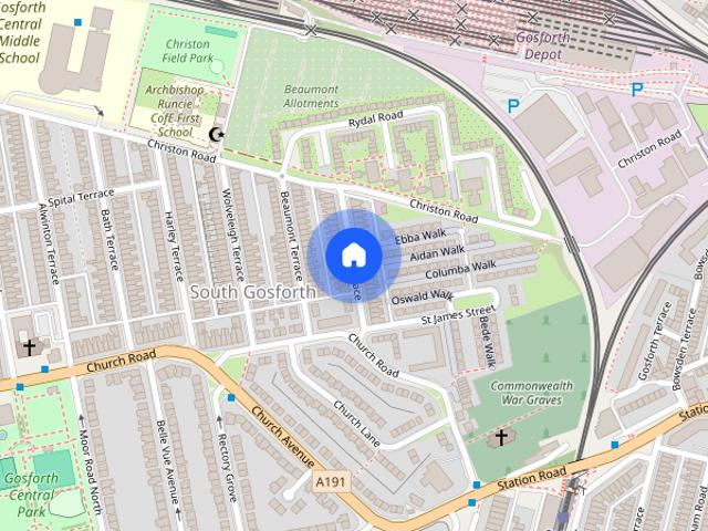 Apartment for rent in South Gosforth, Tyne And Wear