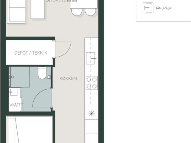 Lejlighed til leje i Herning, Århus