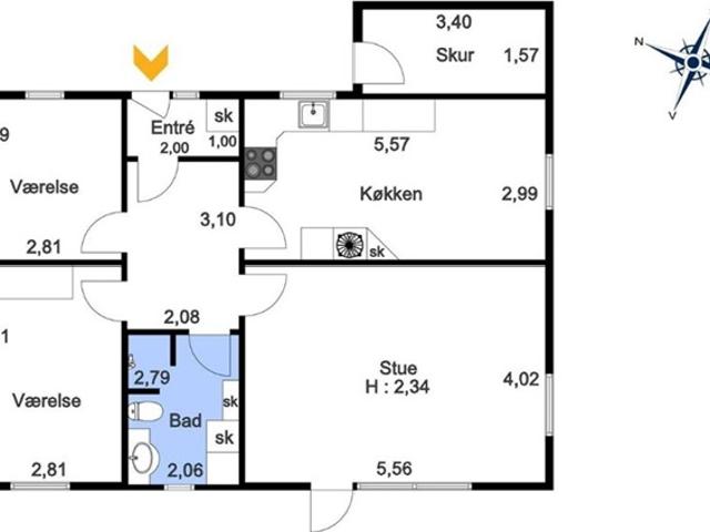 Villa til leje i Serritslev, Brønderslev-Dronninglund