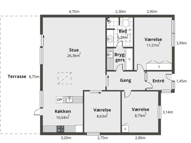Villa til leje i Vamdrup, Kolding