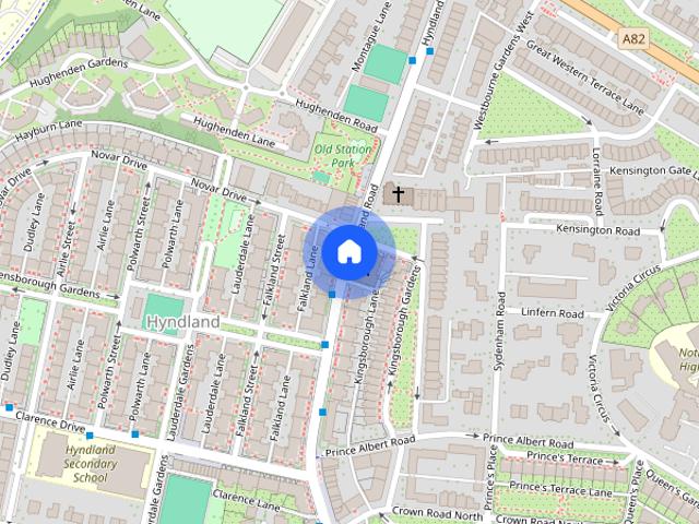 Apartment for rent in Hyndland, Scotland