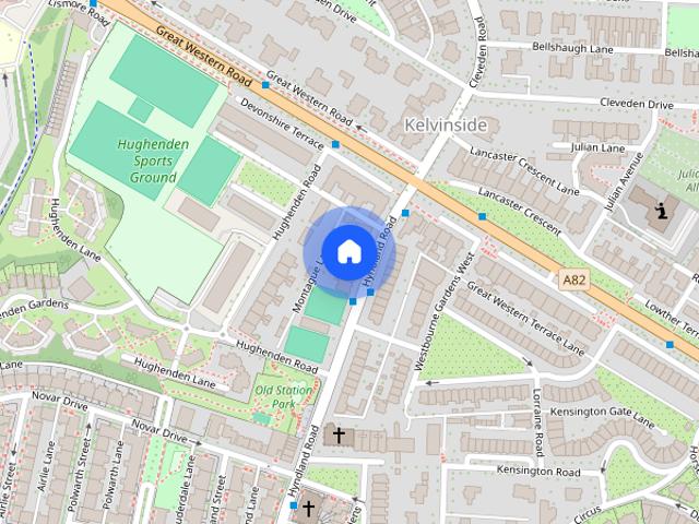 Apartment for rent in Hyndland, Scotland