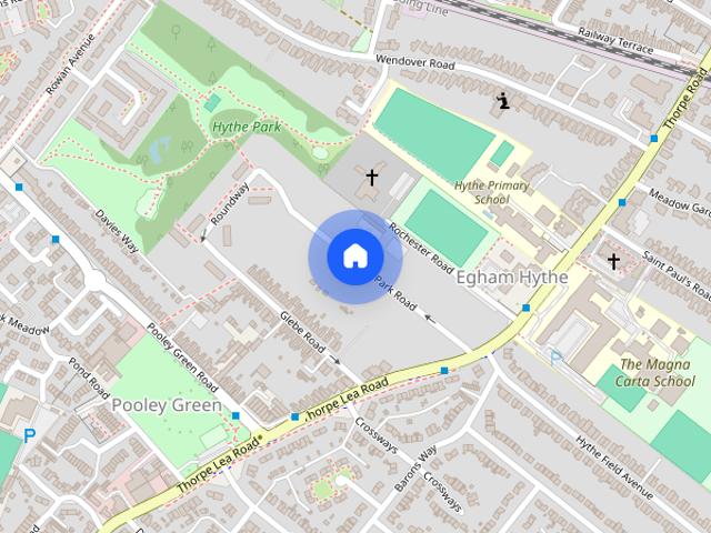 House for rent in Pooley Green, Row Town