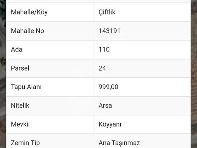 Çiftlik, Osmaneli içerisinde satılık Arsa