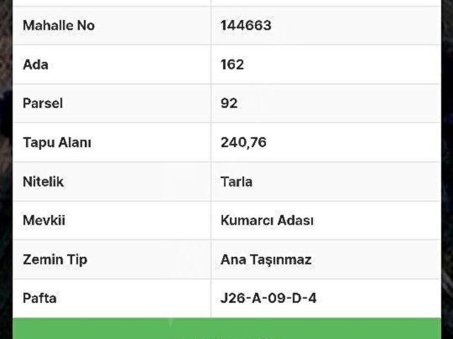 Yıldızören, Çifteler içerisinde satılık Arsa