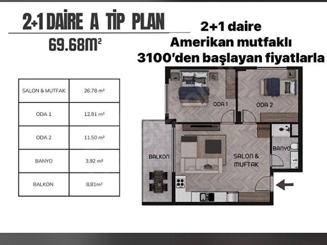 Kazan, Ankara içerisinde satılık Residence