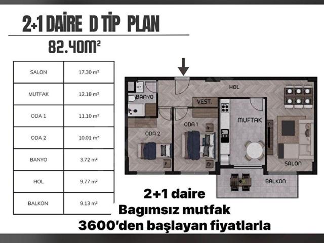 Kazan, Ankara içerisinde satılık Residence