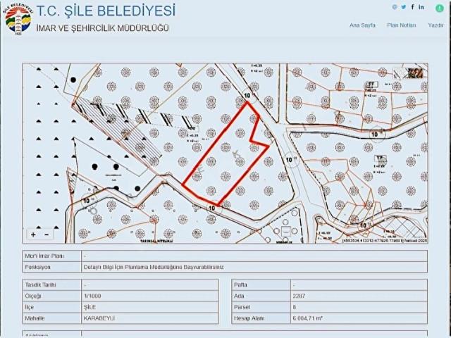 Şile, İstanbul içerisinde satılık Arsa