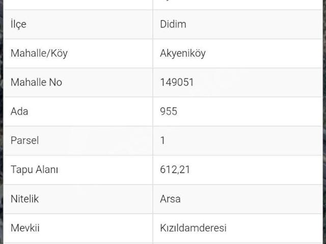 Didim, Aydin içerisinde satılık Arsa