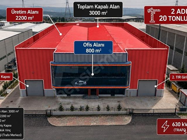 Dilovasi, Kocaeli içerisinde satılık Fabrika